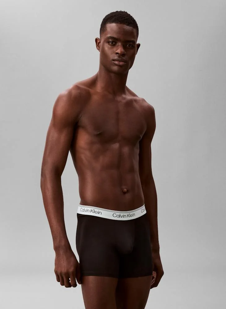 CALVIN KLEIN 3 Pack Boxer Briefs - Microfibre Stretch